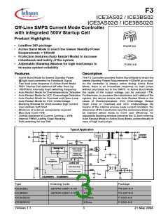 浏览型号ICE3BS02的Datasheet PDF文件第3页