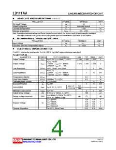 浏览型号LD1117AL-12-TA3-A-R的Datasheet PDF文件第4页
