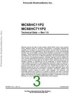浏览型号MC68HC11P1CFN3的Datasheet PDF文件第3页