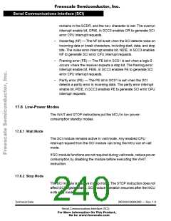 浏览型号MC68HC908AS60CFU的Datasheet PDF文件第240页