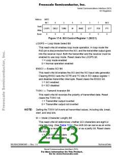 浏览型号MC68HC908AS60CFU的Datasheet PDF文件第243页