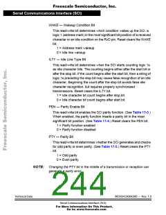 浏览型号MC68HC908AS60CFU的Datasheet PDF文件第244页