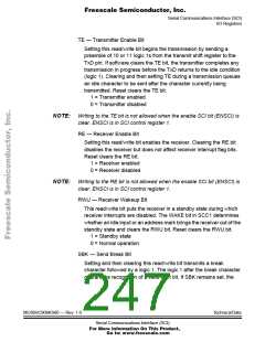 浏览型号MC68HC908AS60CFU的Datasheet PDF文件第247页