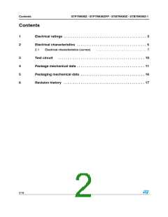 浏览型号P7NK80ZFP的Datasheet PDF文件第2页