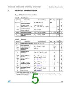 浏览型号P7NK80ZFP的Datasheet PDF文件第5页