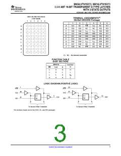 浏览型号SN74LVTH16373DLRG4的Datasheet PDF文件第3页