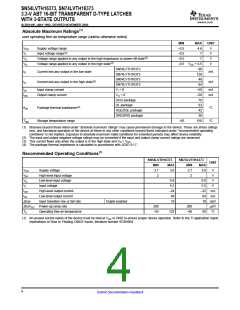 浏览型号SN74LVTH16373DLRG4的Datasheet PDF文件第4页
