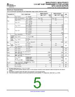 浏览型号SN74LVTH16373DLRG4的Datasheet PDF文件第5页
