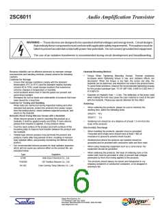浏览型号2SC6011A的Datasheet PDF文件第6页