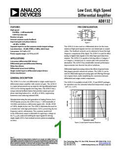 浏览型号AD8132ARMZ-REEL7的Datasheet PDF文件第1页