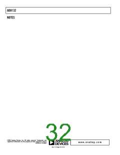 浏览型号AD8132ARMZ-REEL7的Datasheet PDF文件第32页