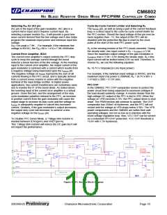 浏览型号CM6802的Datasheet PDF文件第10页