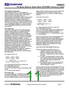 浏览型号CM6802的Datasheet PDF文件第11页