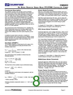 浏览型号CM6802的Datasheet PDF文件第8页