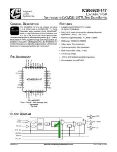 浏览型号ICS86953I-147的Datasheet PDF文件第1页