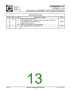 浏览型号ICS86953I-147的Datasheet PDF文件第13页