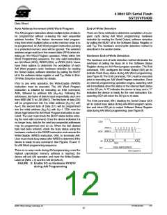 浏览型号SST25VF040B-50-4C-SAF的Datasheet PDF文件第12页
