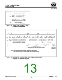 浏览型号SST25VF040B_07的Datasheet PDF文件第13页