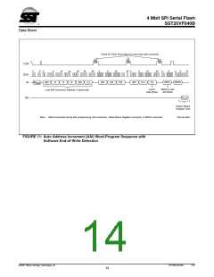 浏览型号SST25VF040B_07的Datasheet PDF文件第14页