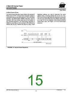 浏览型号SST25VF040B_07的Datasheet PDF文件第15页