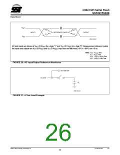 浏览型号SST25VF040B-50-4C-SAF的Datasheet PDF文件第26页