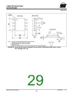 浏览型号SST25VF040B-50-4C-SAF的Datasheet PDF文件第29页
