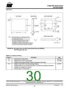 浏览型号SST25VF040B-50-4C-SAF的Datasheet PDF文件第30页