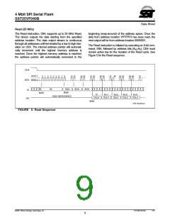 浏览型号SST25VF040B-50-4C-SAF的Datasheet PDF文件第9页
