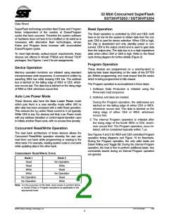 浏览型号SST36VF3204-70-4E-B3KE的Datasheet PDF文件第2页