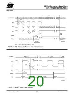 浏览型号SST36VF3204-70-4E-B3KE的Datasheet PDF文件第20页