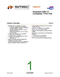 浏览型号USB2507_07的Datasheet PDF文件第1页