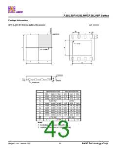 浏览型号A25L20PUO-F的Datasheet PDF文件第43页