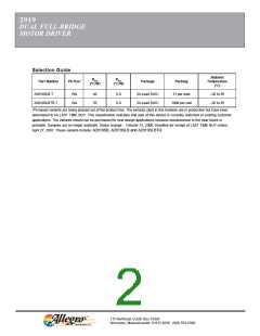 浏览型号A2919SLBTR-T的Datasheet PDF文件第2页