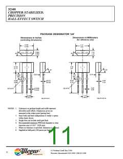 浏览型号A3240LUA-T的Datasheet PDF文件第11页