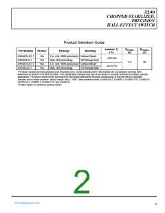 浏览型号A3240LUA-T的Datasheet PDF文件第2页
