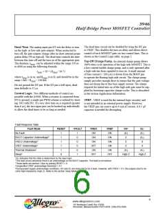 浏览型号A3946KLPTR-T的Datasheet PDF文件第6页