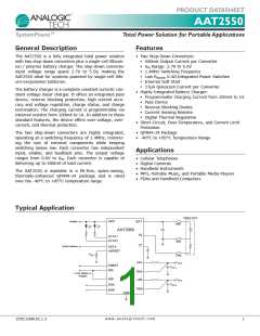 浏览型号AAT2550_08的Datasheet PDF文件第1页