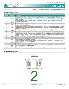 浏览型号AAT2552_08的Datasheet PDF文件第2页