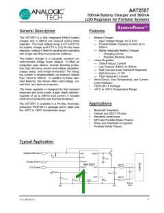 浏览型号AAT2557ITO-CT-T1的Datasheet PDF文件第1页