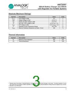 浏览型号AAT2557ITO-CT-T1的Datasheet PDF文件第3页