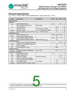 浏览型号AAT2557ITO-CT-T1的Datasheet PDF文件第5页