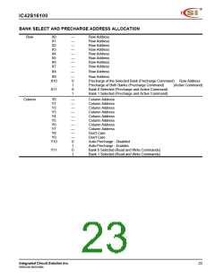 浏览型号IC42S16100-6TI的Datasheet PDF文件第23页