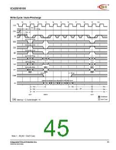浏览型号IC42S16100-6TI的Datasheet PDF文件第45页