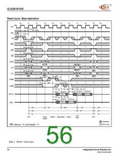 浏览型号IC42S16100-6TI的Datasheet PDF文件第56页