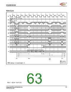 浏览型号IC42S16100-6TI的Datasheet PDF文件第63页