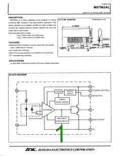 浏览型号M57962AL的Datasheet PDF文件第1页