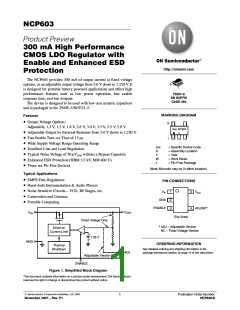 浏览型号NCP603SN330T1G的Datasheet PDF文件第1页