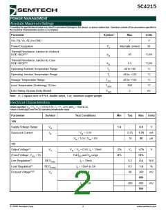 浏览型号SC4215ISTRT的Datasheet PDF文件第2页