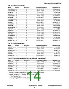 浏览型号SP211CA/TR的Datasheet PDF文件第14页