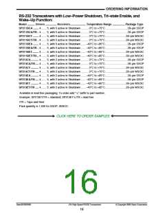 浏览型号SP211CA/TR的Datasheet PDF文件第16页